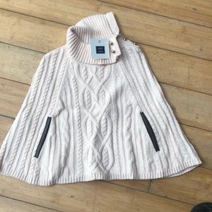 Janie and jack lights pink sweater cape size 18-24mo NWT